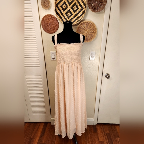 Ditzys Boutique Dresses & Skirts - Sleeveless Smocked Maxi Dress With Side Split